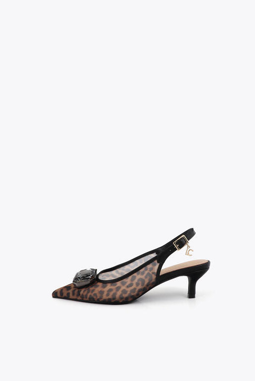 SAPATO LOLA CASADMNT SALTO ALTO REDE ANIMAL PRINT - Carla Valente