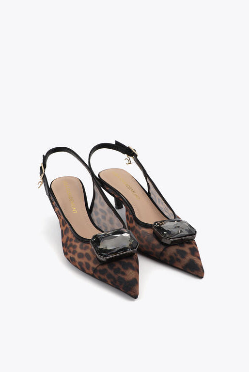 SAPATO LOLA CASADMNT SALTO ALTO REDE ANIMAL PRINT - Carla Valente