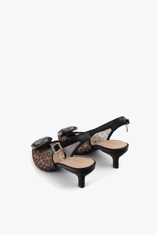 SAPATO LOLA CASADMNT SALTO ALTO REDE ANIMAL PRINT - Carla Valente
