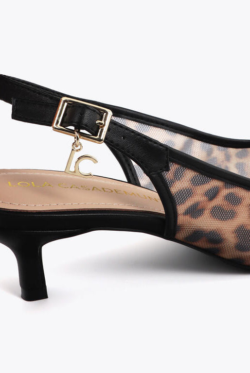 SAPATO LOLA CASADMNT SALTO ALTO REDE ANIMAL PRINT - Carla Valente