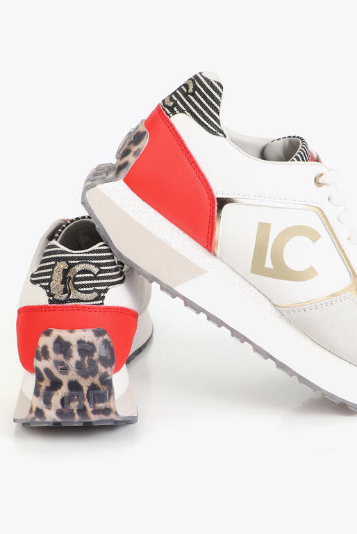 TÉNIS LOLA CASADMNT PLATAFORMA TRICOLOR DETALHES COURO - Carla Valente