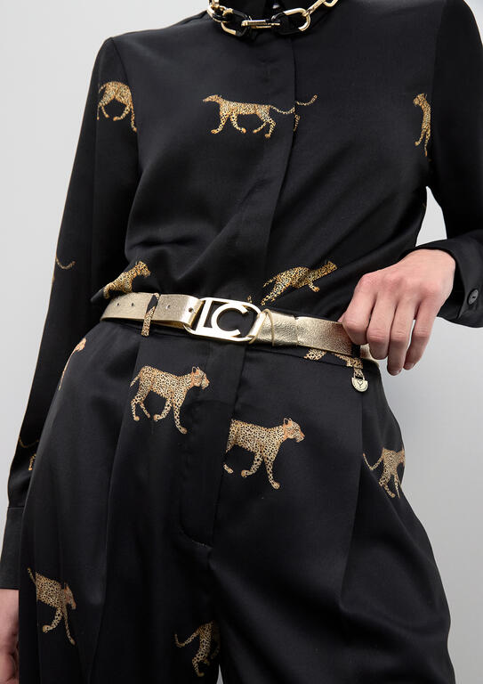CINTO LOLA CASADMNT REVERSIVEL METALICO LOGO OVALADO - Carla Valente