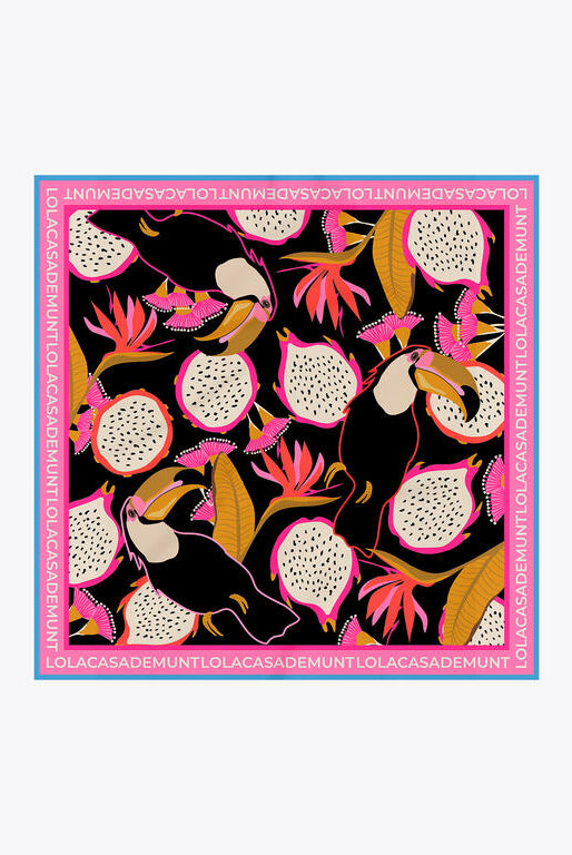LENÇO LOLA CASADMNT ESTAMPA TROPICAL - Carla Valente