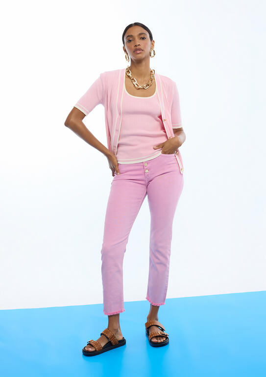 CARDIGAN LOLA CASADMNT PONTO PLISSADO - Carla Valente