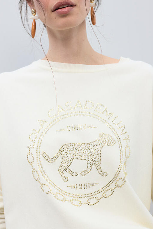 JERSEY LOLA CASADMNT C/ STRASS - Carla Valente