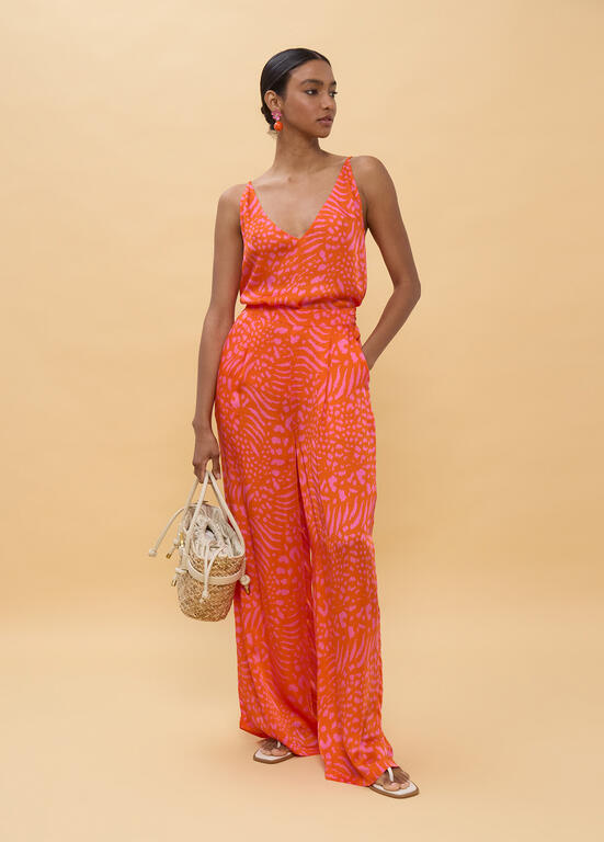 PANTALONA LOLA CASADEMNT COM ESTAMPADO DE MANCHAS - Carla Valente