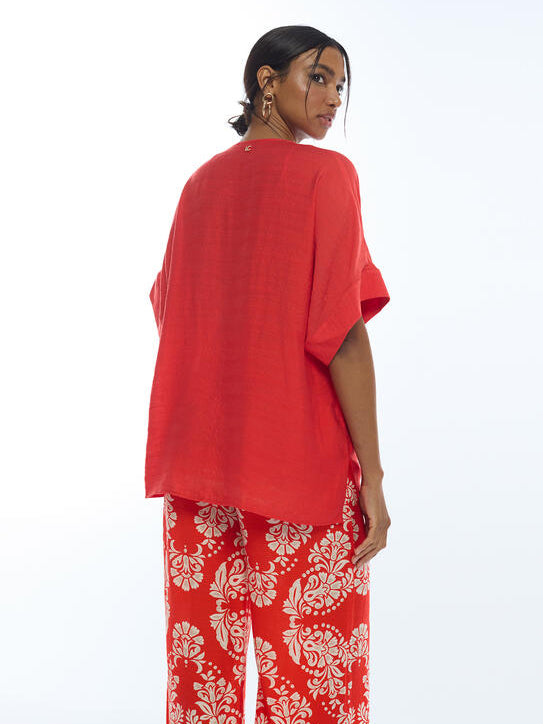 CULOTTE LOLA CASADEMUNT FLUIDO ESTAMPADO PAISLEY - Carla Valente