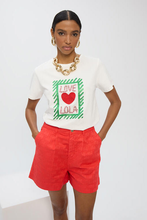 T-SHIRT LOLA CASADMNT LOVE LOLA JOIAS - Carla Valente