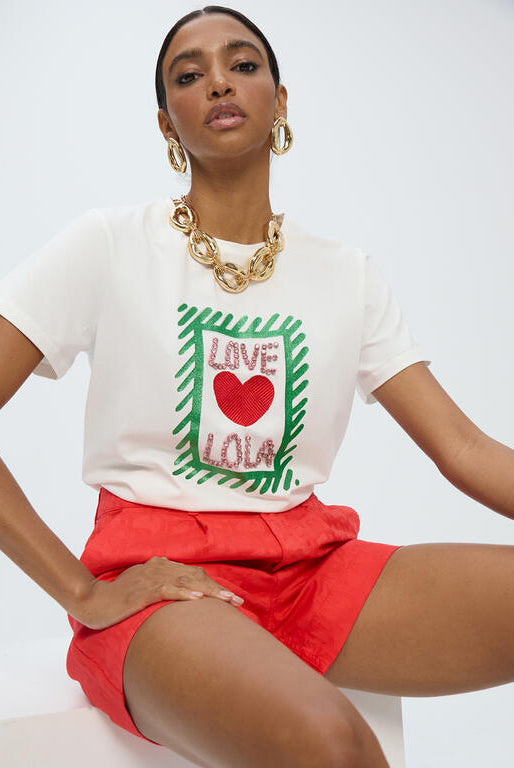 T-SHIRT LOLA CASADMNT LOVE LOLA JOIAS - Carla Valente