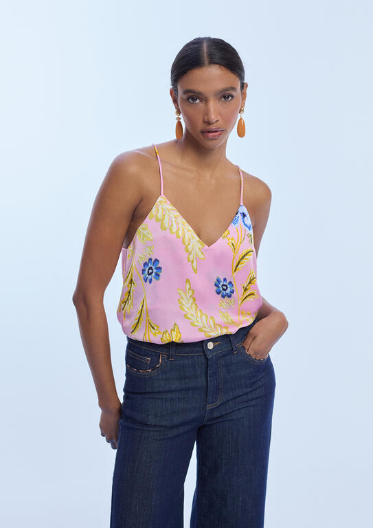 TOP LOLA CASADMNT RENDA ACETINADO - Carla Valente