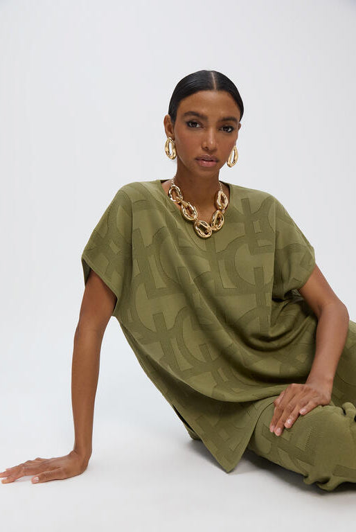 T-SHIRT LOLA CASADMNT TRICOT JACQUARD LC - Carla Valente