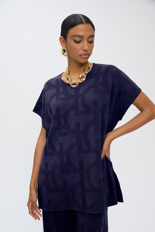 T-SHIRT LOLA CASADMNT TRICOT JACQUARD LC - Carla Valente