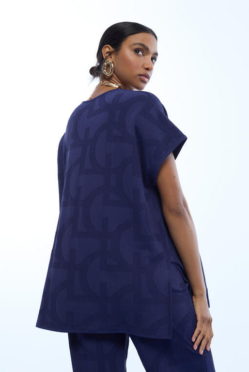 T-SHIRT LOLA CASADMNT TRICOT JACQUARD LC - Carla Valente