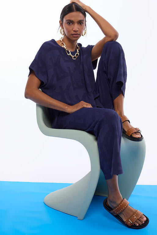 T-SHIRT LOLA CASADMNT TRICOT JACQUARD LC - Carla Valente