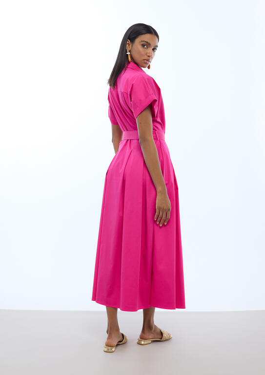 VESTIDO LOLA CASADMNT MIDI COM SAIA EVASÉ - Carla Valente