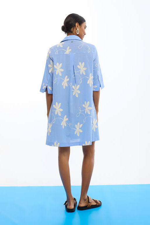 VESTIDO LOLA CASADMNT CAMISEIRO BORDADOS - Carla Valente