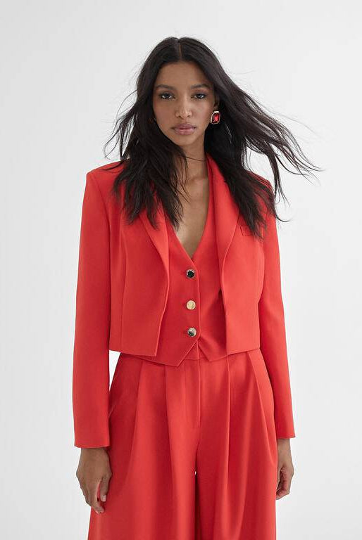 BLAZER MAITE CROPPED - Carla Valente
