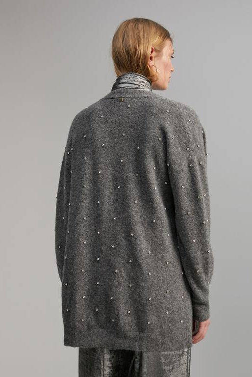 CARDIGAN MAITE LONGO C/BRILHANTES - Carla Valente