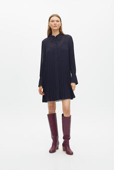 VESTIDO MAITE MIDI PLISSADO - Carla Valente