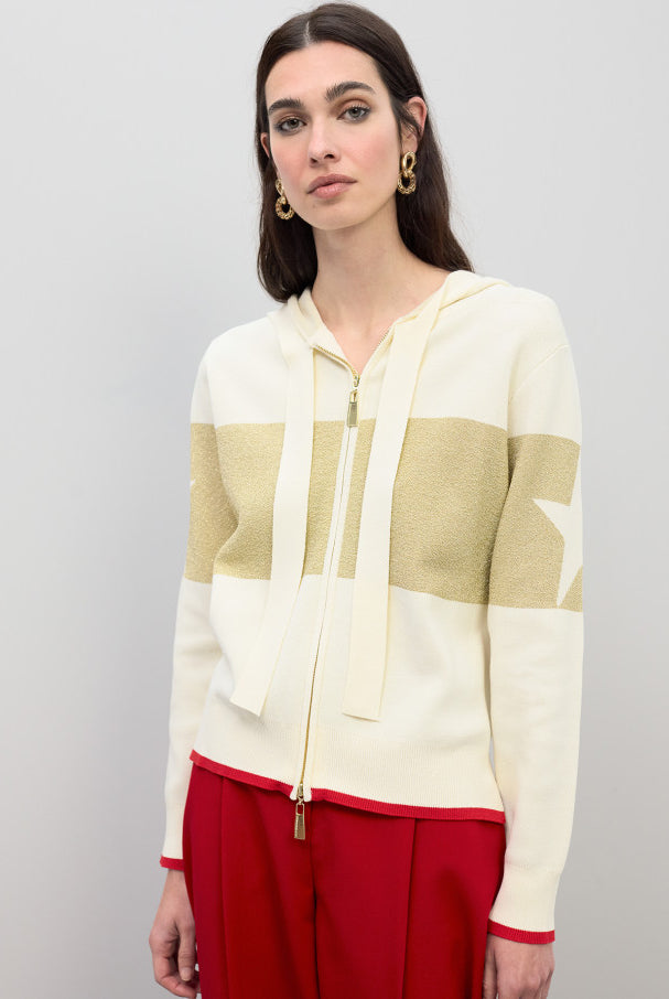 CARDIGAN LOLA CASADEMUNT MALHA COM CAPUZ - Carla Valente