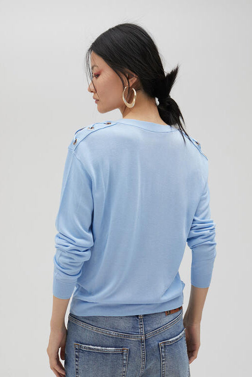 JERSEY MAITE COM DETALHE NO OMBRO - Carla Valente