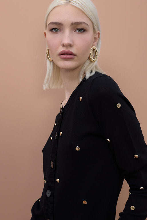 CARDIGAN MAITE COM TACHAS IRREGULARES - Carla Valente