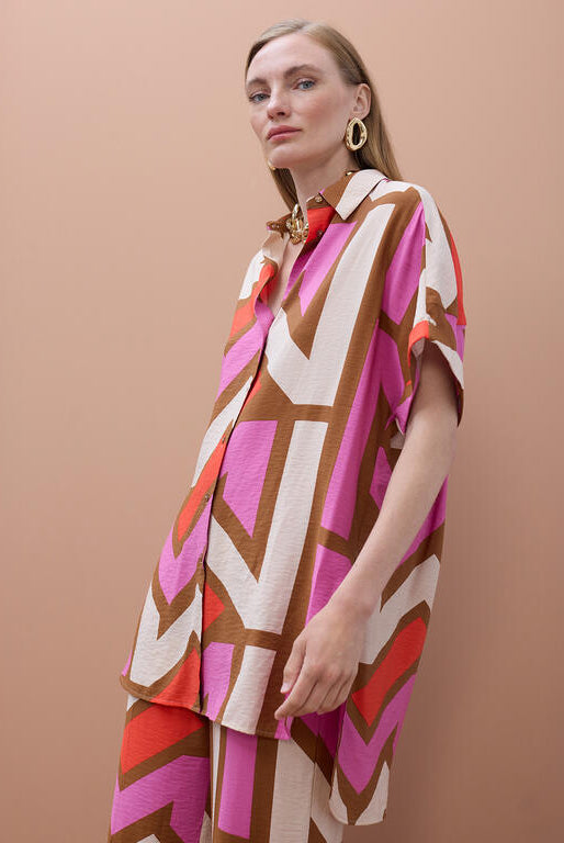 CAMISA MAITE OVERSIZE LOGO M - Carla Valente