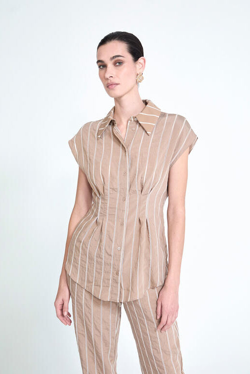 CAMISA MAITE PREGAS RISCAS - Carla Valente