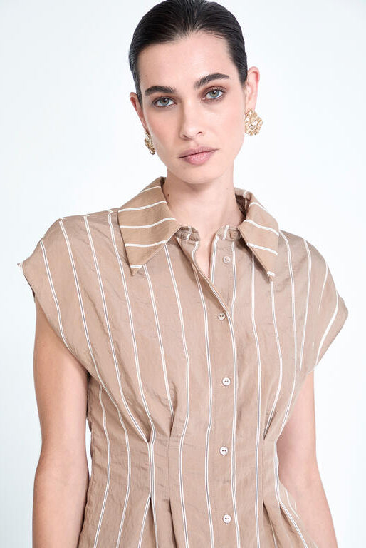 CAMISA MAITE PREGAS RISCAS - Carla Valente