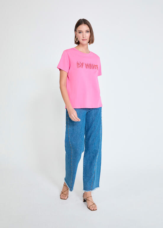 T-SHIRT MAITE BY MAITE COM STRASS - Carla Valente