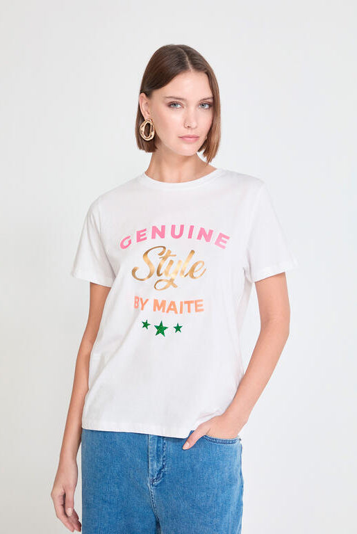T-SHIRT MAITE GENUINE STYLE MULTICOLOR - Carla Valente