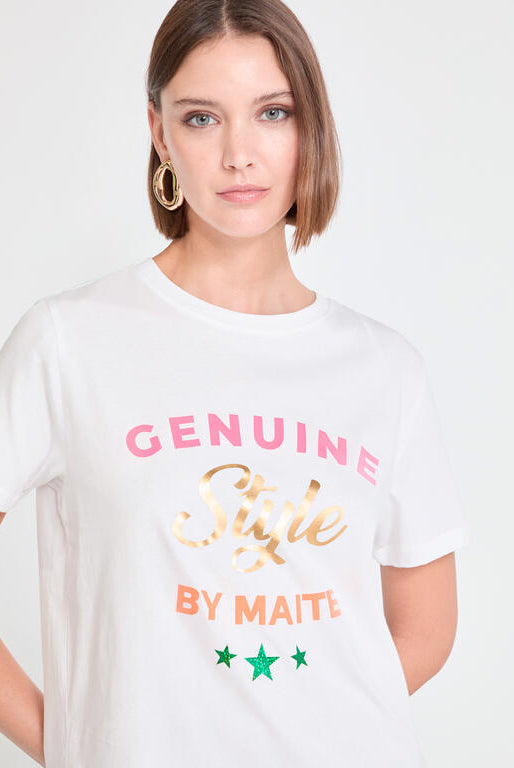 T-SHIRT MAITE GENUINE STYLE MULTICOLOR - Carla Valente