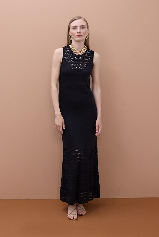 VESTIDO MAITE DECOTE RECORTADO - Carla Valente