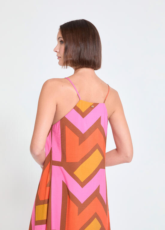 VESTIDO MAITE ALÇA DECOTE EM V LOGO M - Carla Valente