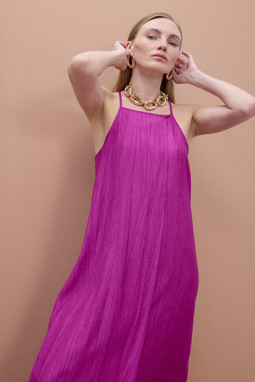 VESTIDO MAITE ALÇA FINA DECOTE RETO - Carla Valente