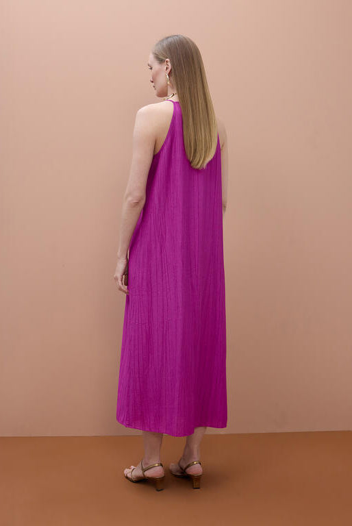 VESTIDO MAITE ALÇA FINA DECOTE RETO - Carla Valente