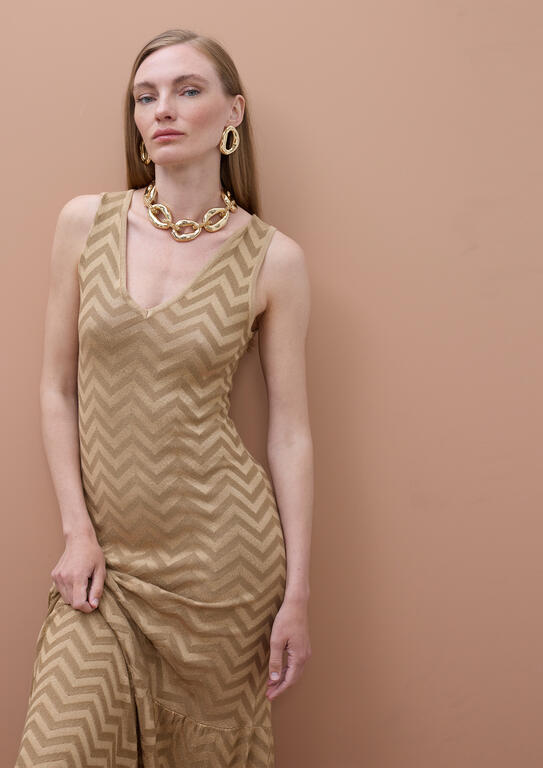 VESTIDO MAITE COM BAINHA ASSIMETRICA - Carla Valente