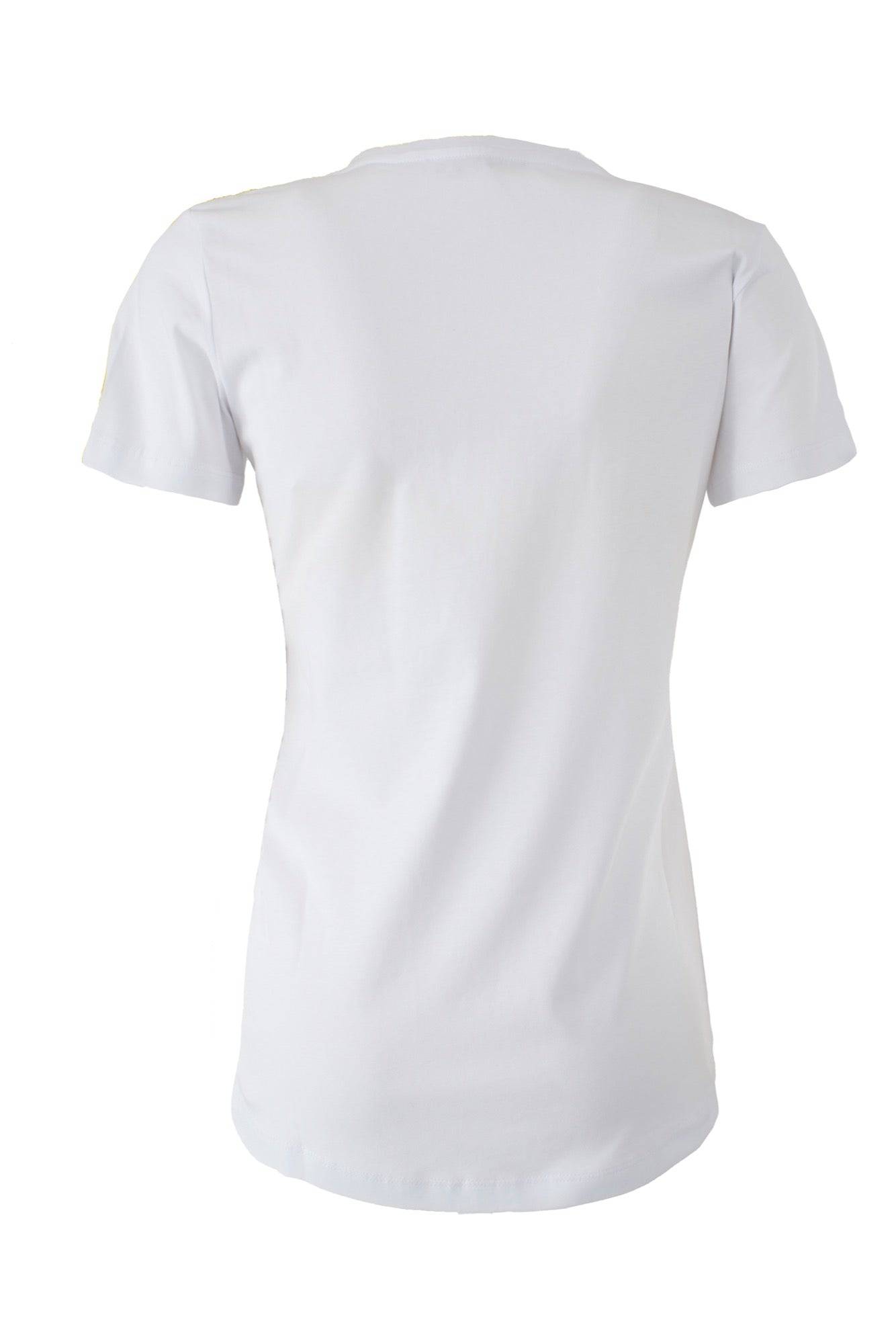 T-SHIRT YES ZEE DEC REDONDO C/STRASS - Carla Valente
