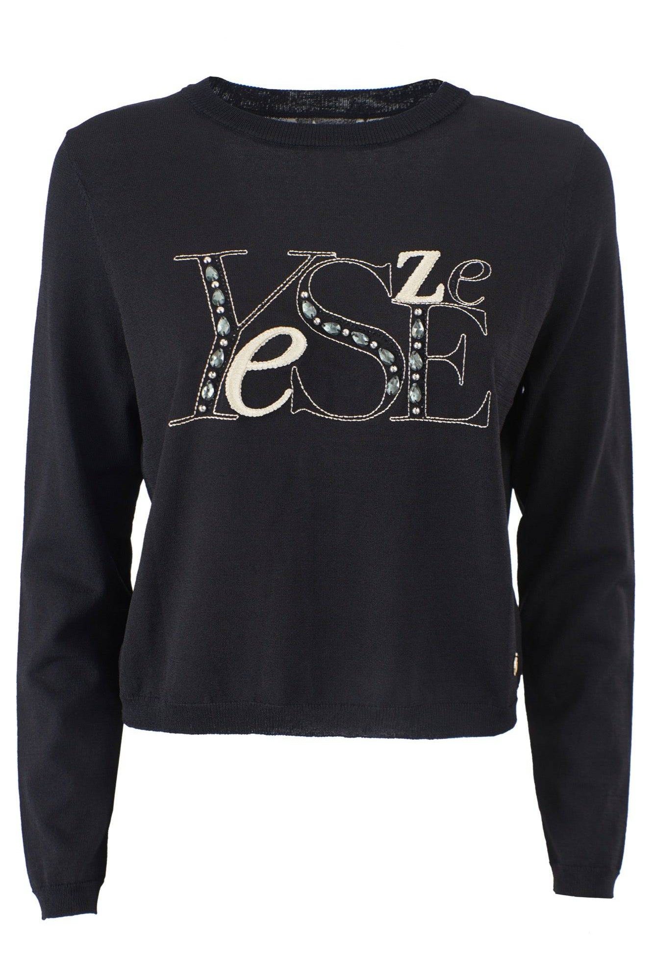CAMISOLA YES ZEE CURTA LOGO CENTRAL M/GA - Carla Valente