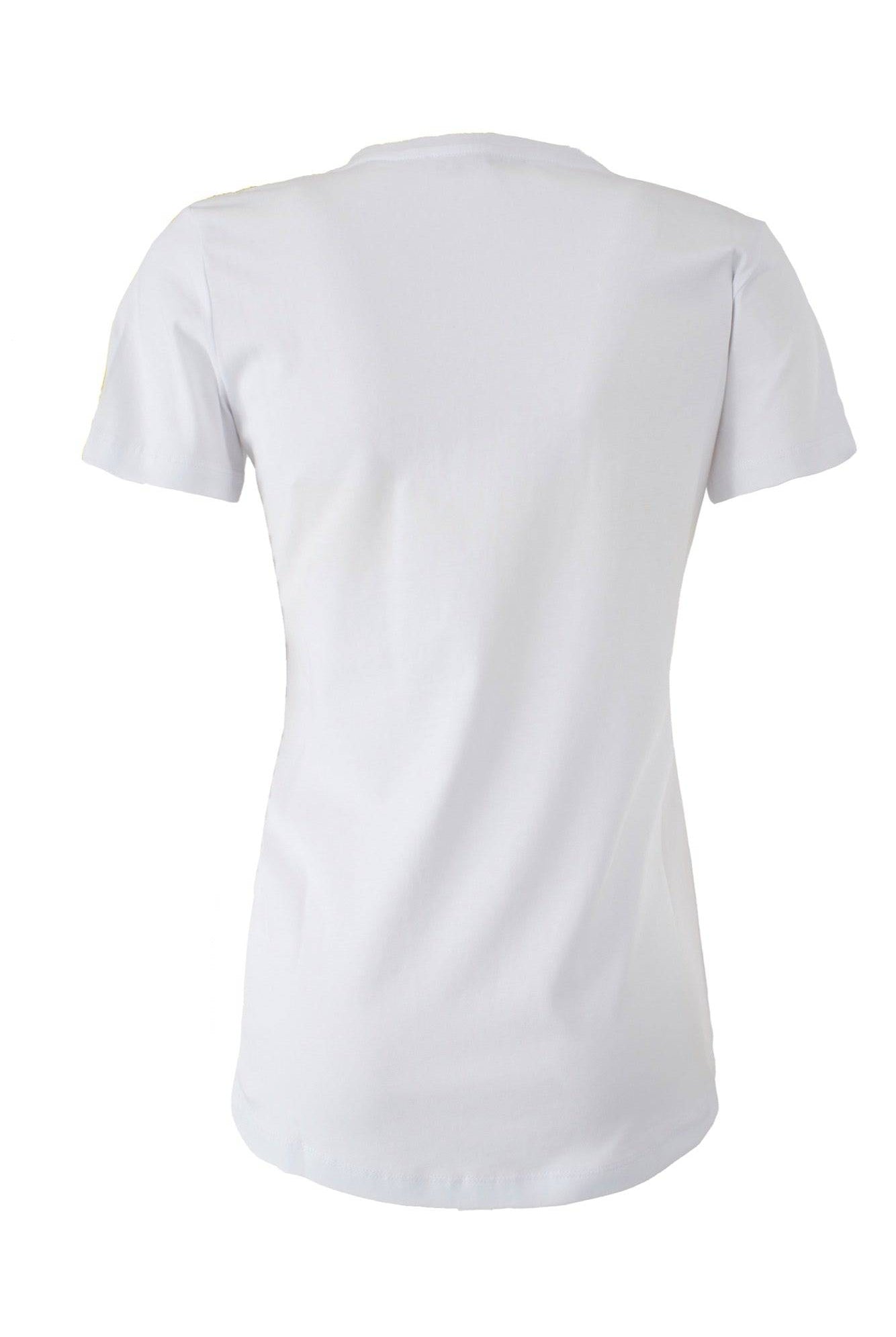 T-SHIRT YES ZEE DEC REDONDO C/STRASS - Carla Valente