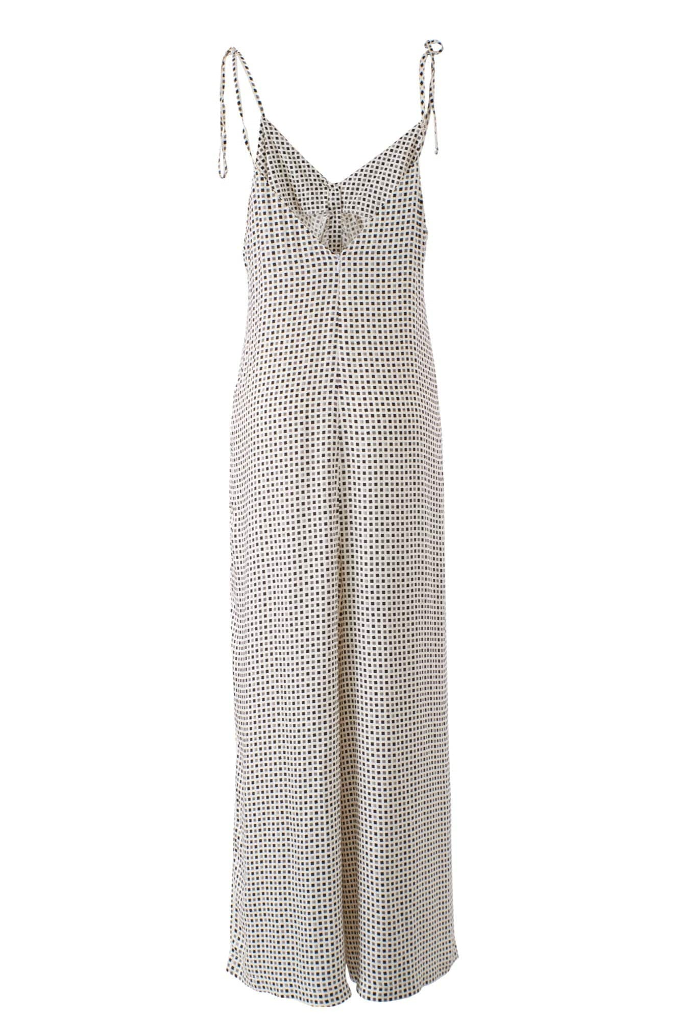 JUMPSUIT YES ZEE XADREZ ALÇAS FINAS - Carla Valente