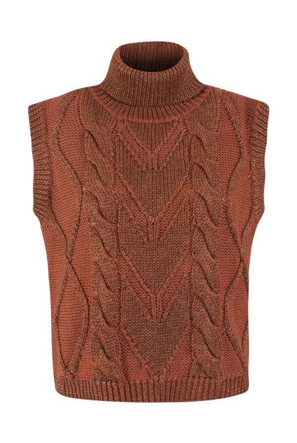 CAMISOLA YES ZEE SEM MANGAS C/LUREX - Carla Valente