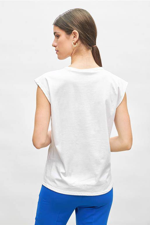 T-SHIRT LOLA CASDMNT LOGO LANTEJOULAS - Carla Valente