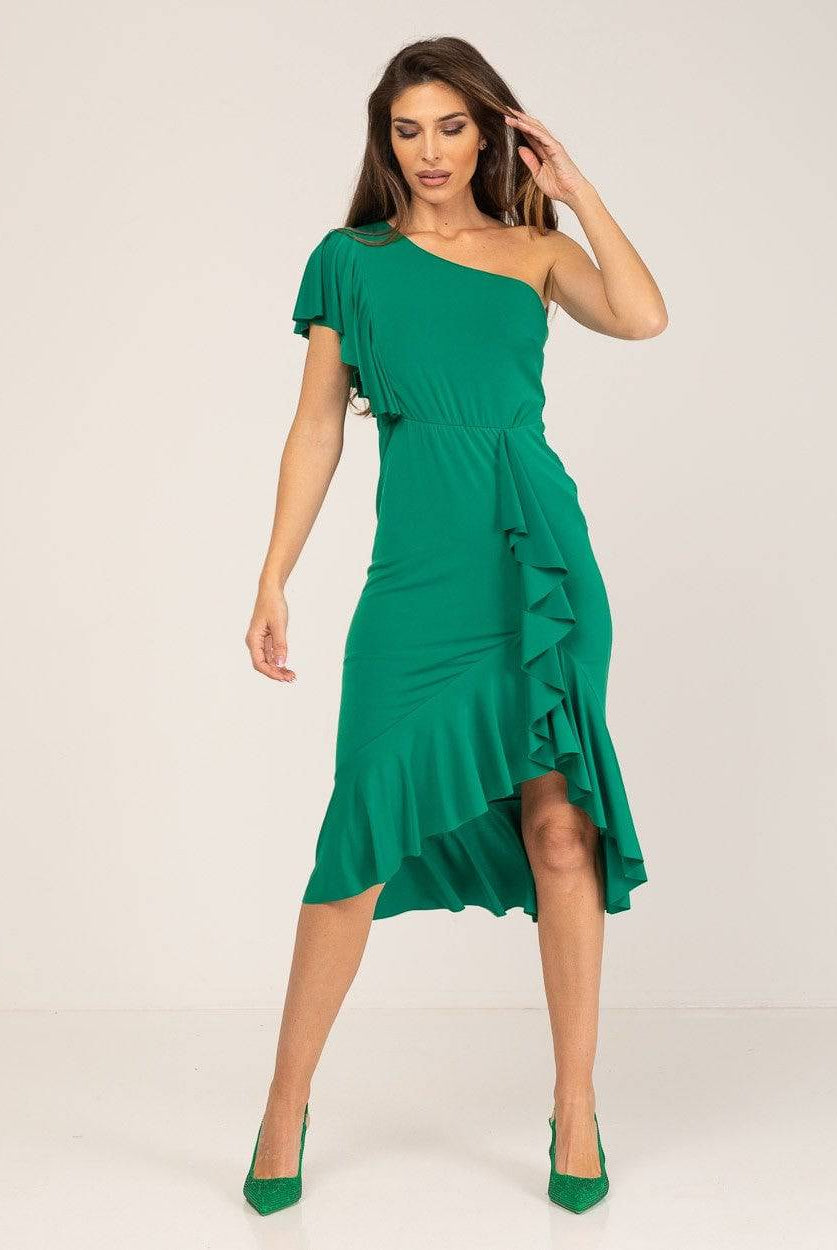 VESTIDO ALBNS ASSIMÉTRICO - Carla Valente