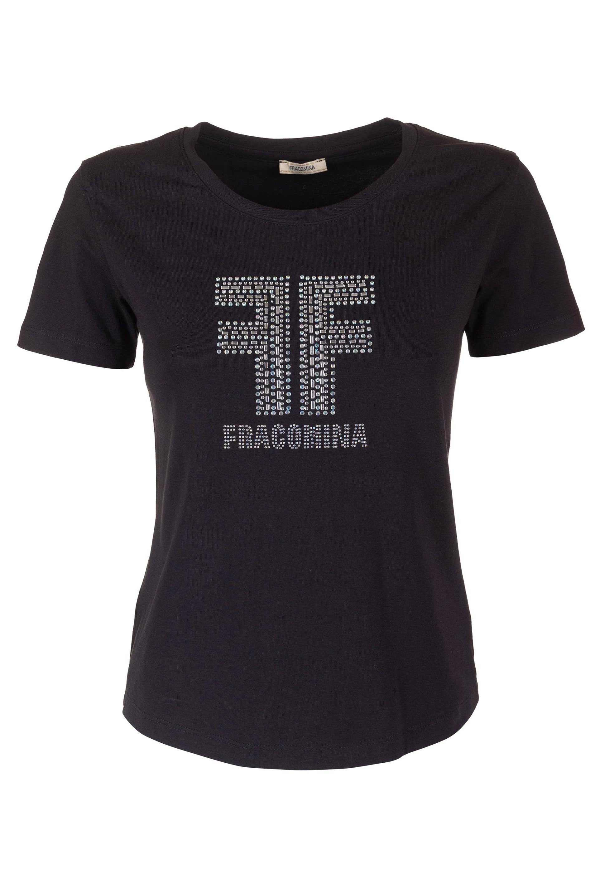 T-SHIRT FRACOMINA MNGRM STRASS - Carla Valente