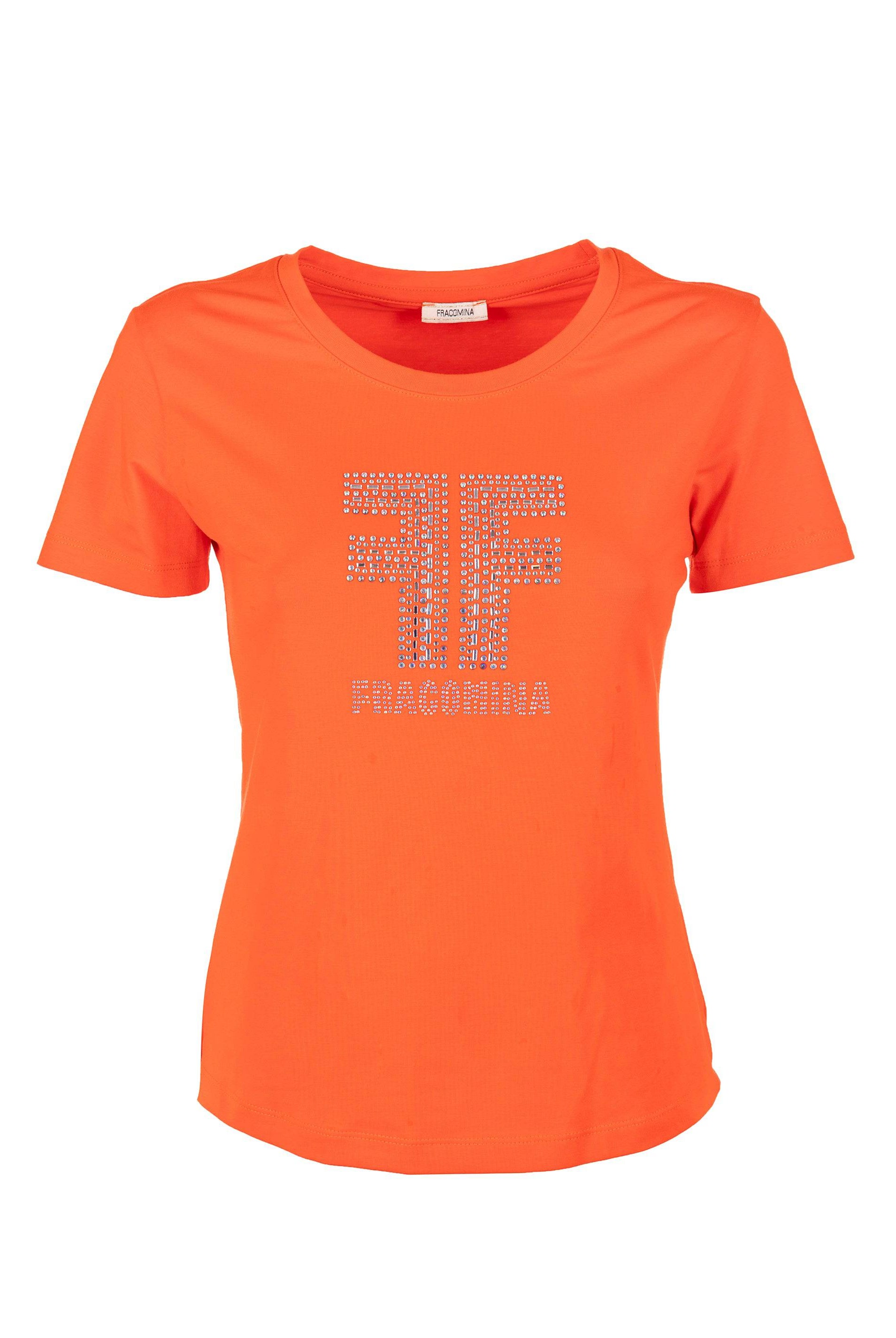 T-SHIRT FRACOMINA MNGRM STRASS - Carla Valente