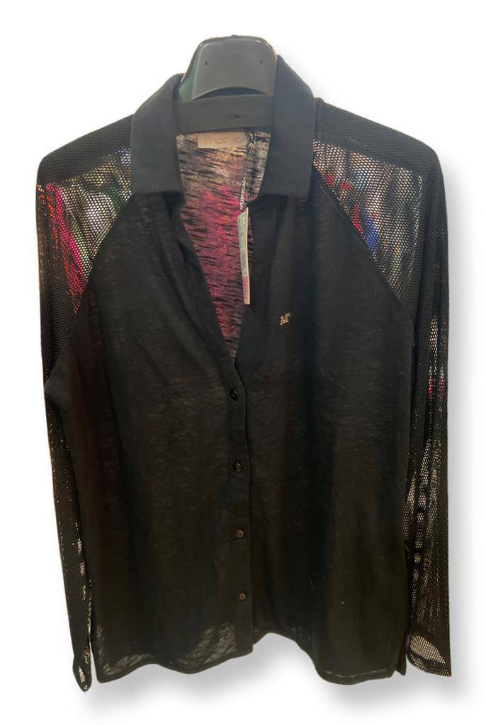 CAMISA MAITE GRID POINT - Carla Valente