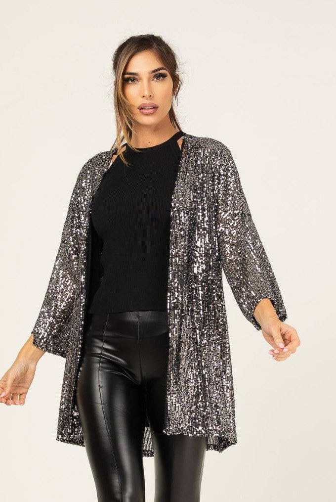 KIMONO ALBANOS PAILLETES - Carla Valente