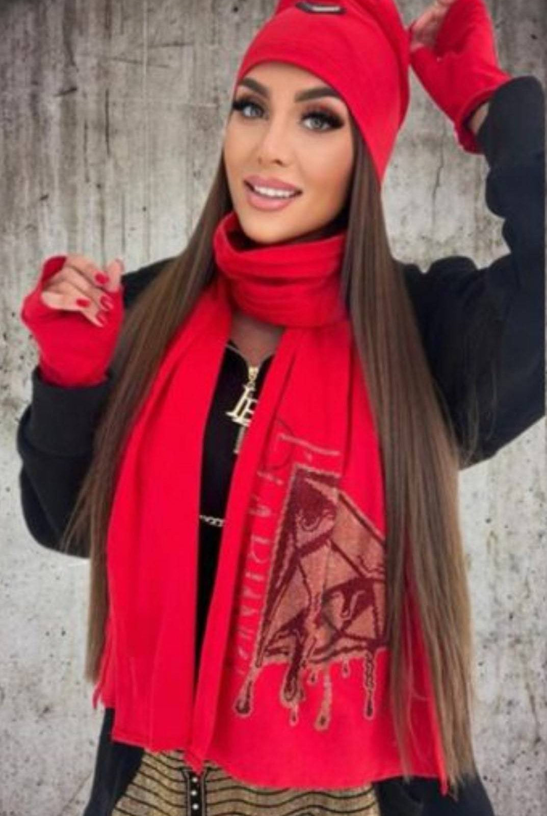 CONJUNTO LOLA BIANKA LUVAS/CACHECOL /GO - Carla Valente