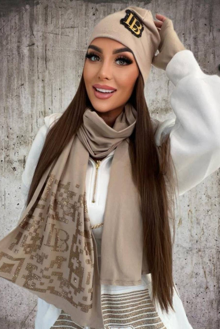 CONJUNTO LOLA BIANKA LUVAS/CACHECOL /GO - Carla Valente